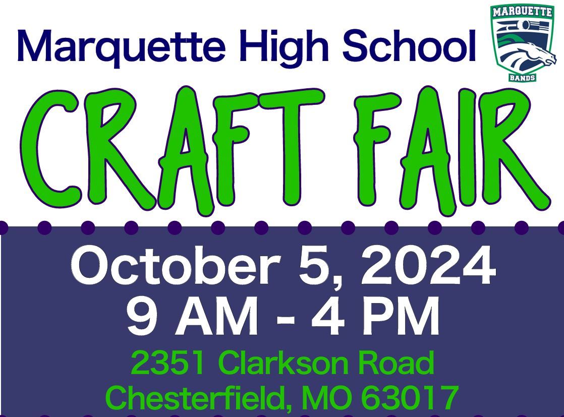 Marquette High School 31st Annual Craft and Vendor Fair