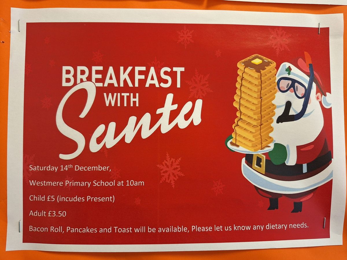 Breakfast with \ud83c\udf85 Santa 2024