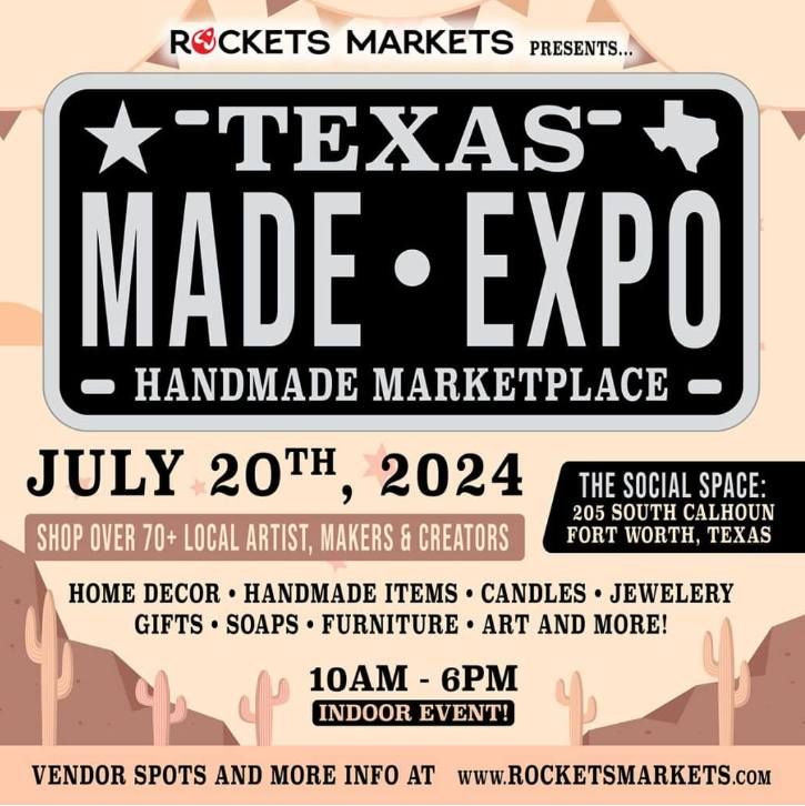 Texas Made Expo Handmade Marketplace
