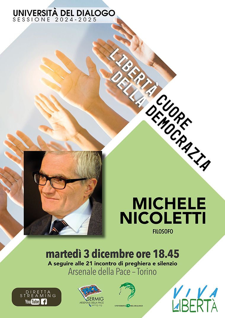 Michele Nicoletti all'Universit\u00e0 del Dialogo - Sermig