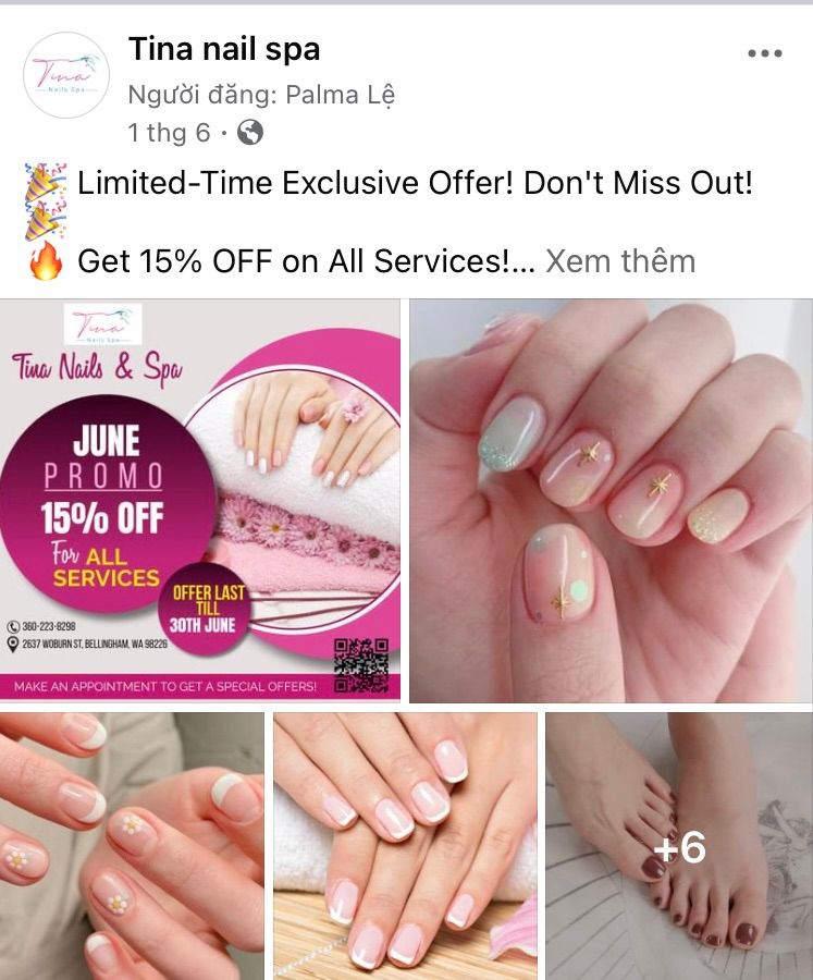 15% off on all services 