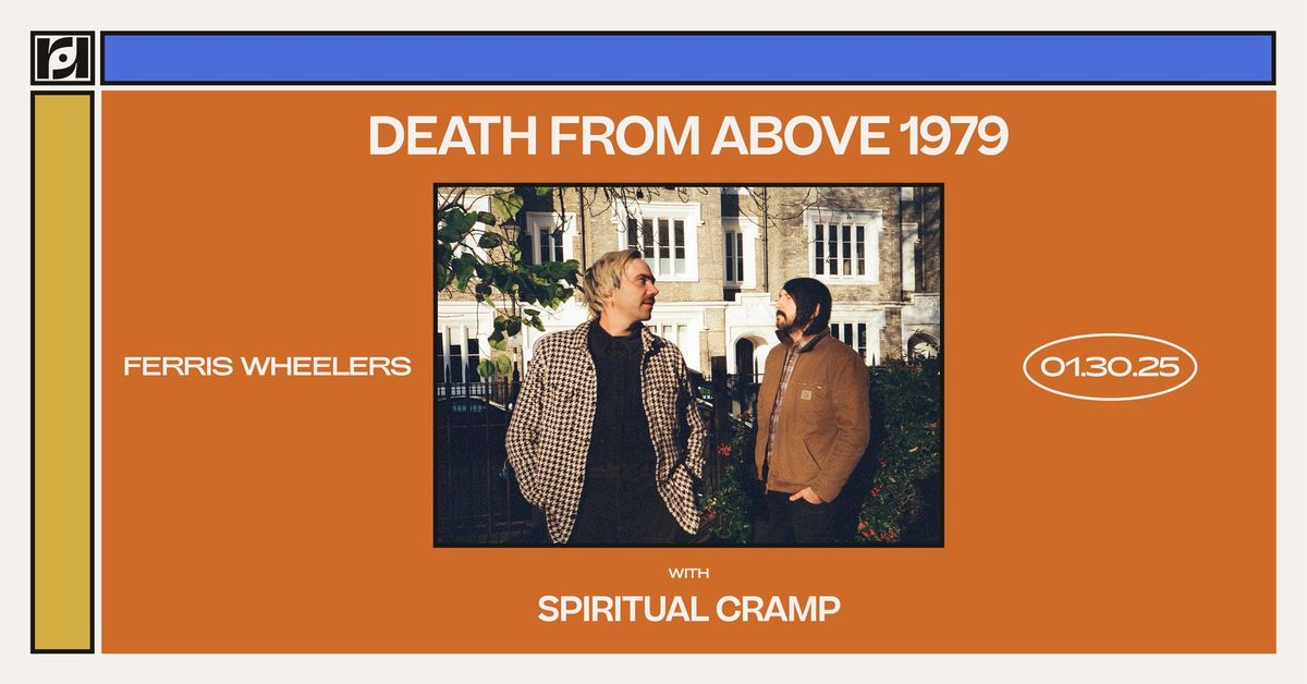 Spune x Resound Present: Death From Above 1979 w\/ Spiritual Cramp at Ferris Wheeler's on 1\/30