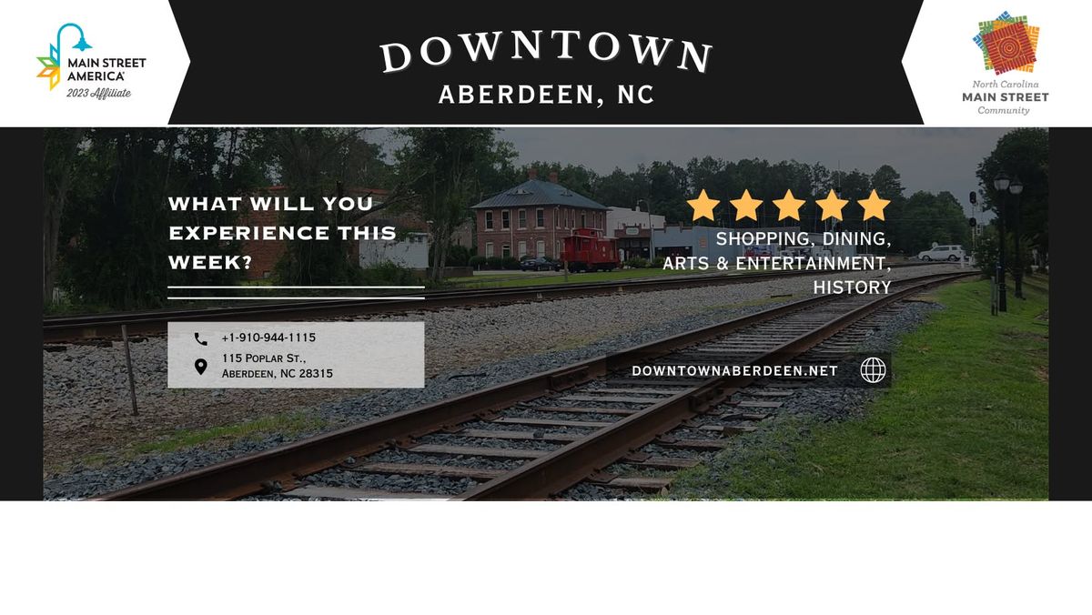 Stop #5. Downtown Aberdeen | NC Main to Main Trail (Sandhills Region)