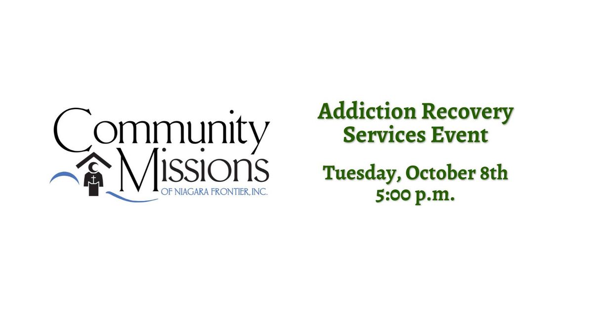 Addiction Recovery Services Event