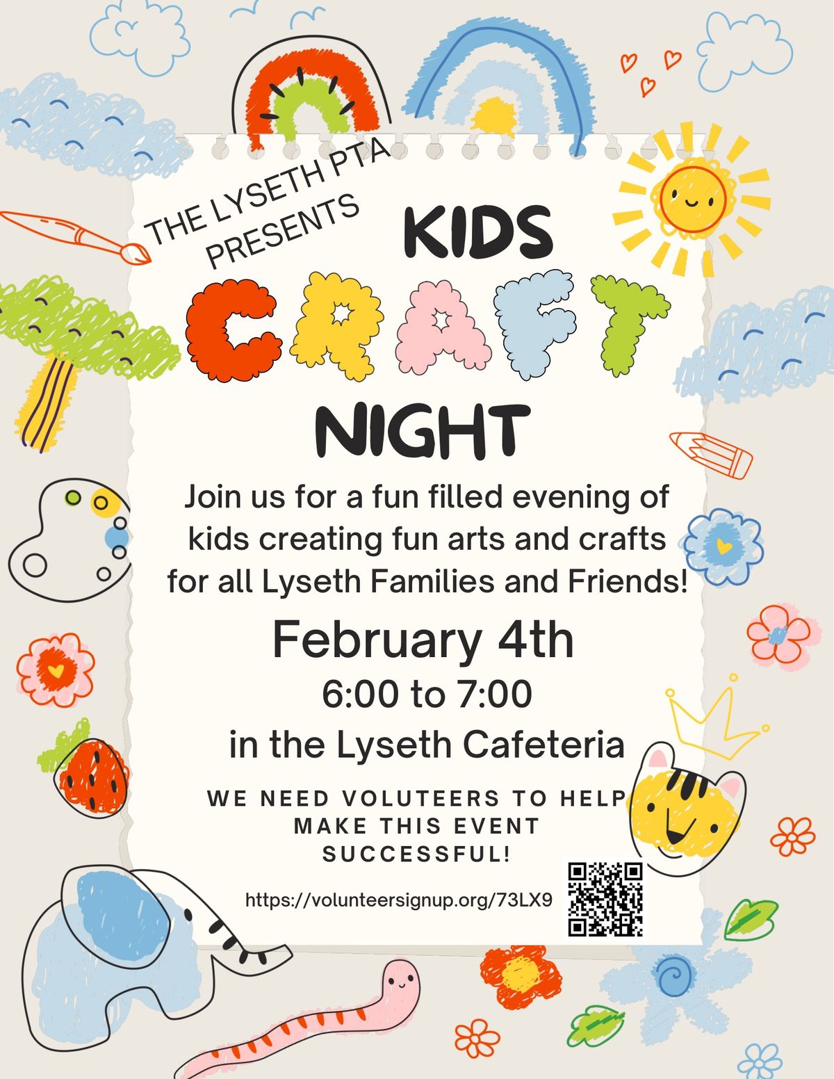 Lyseth PTA Craft Night