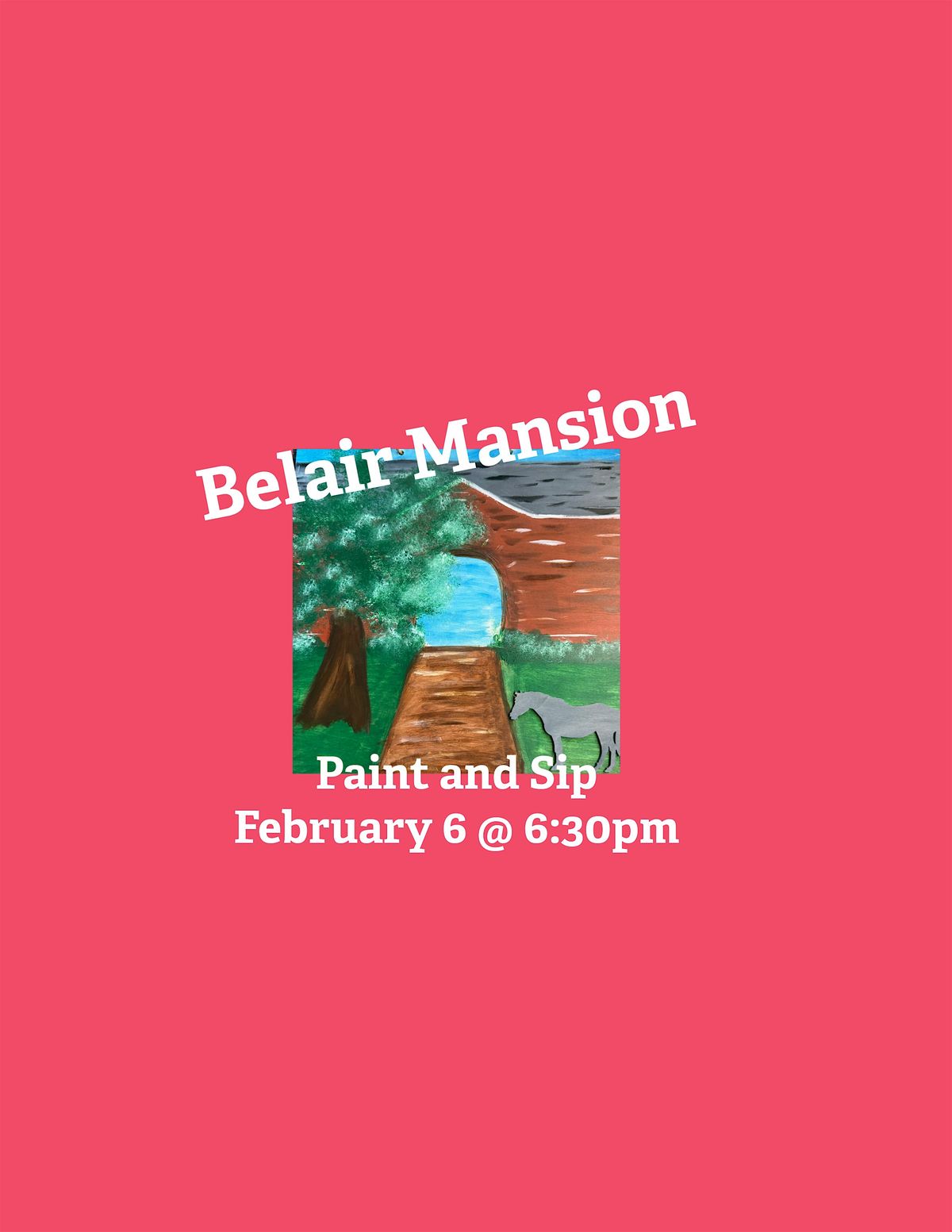 Paint and Sip Wooden Plaque