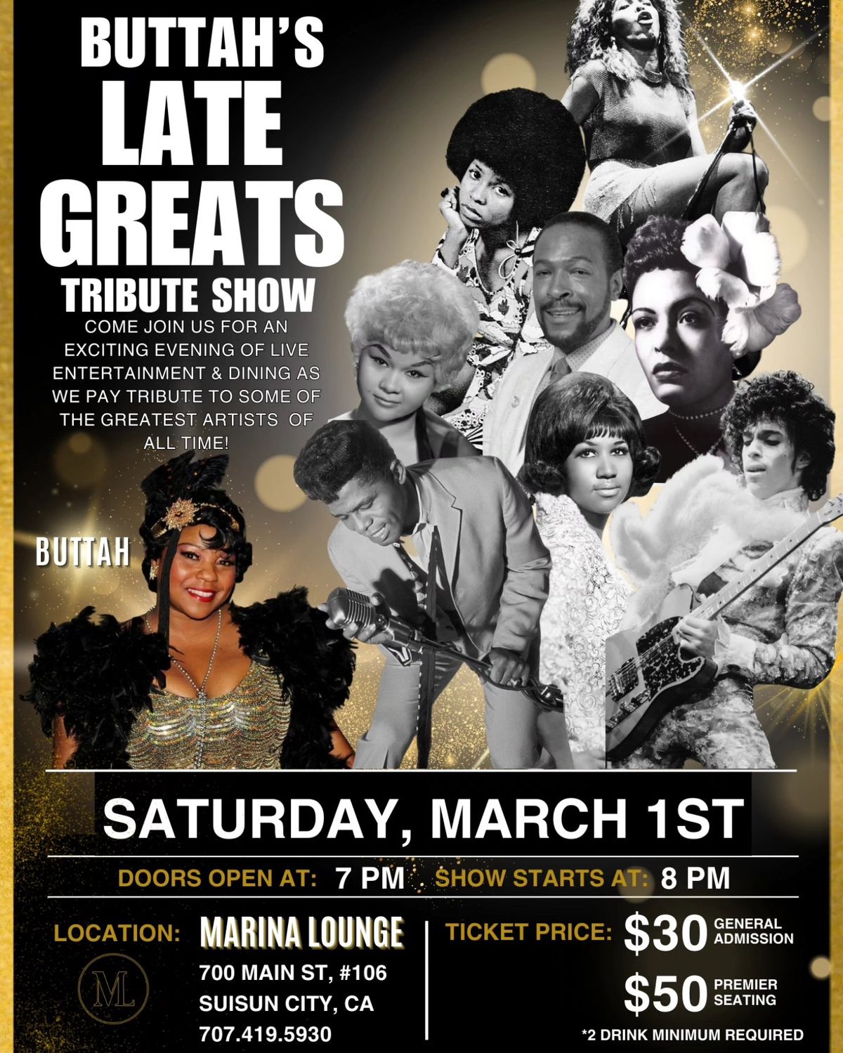 Buttah's Late Greats Tribute Show