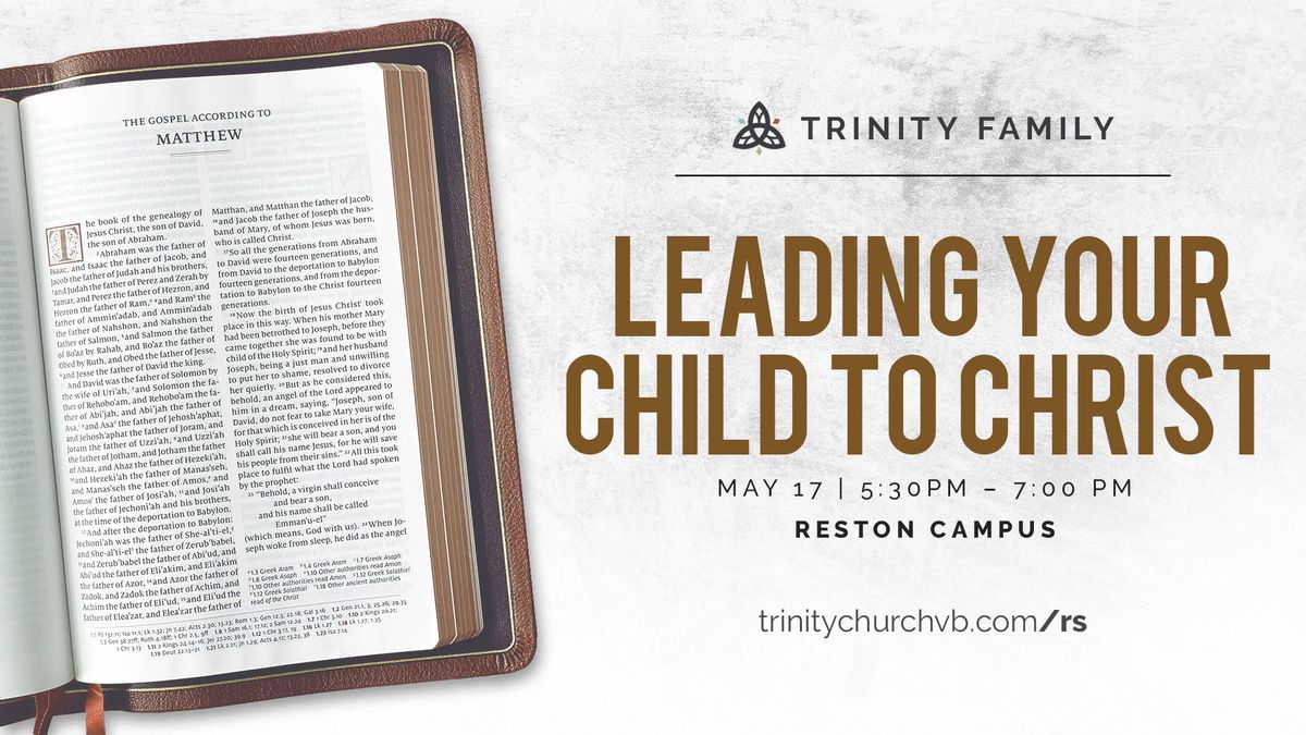 Leading Your Child To Christ