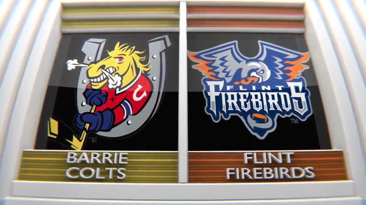 Flint Firebirds at Barrie Colts at Sadlon Arena