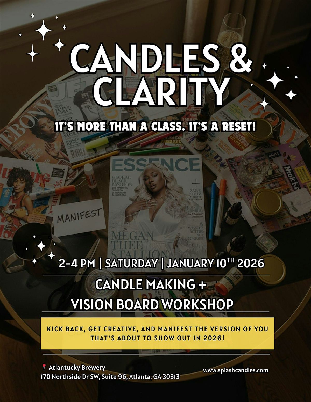 Candles & Clarity: Candle Making + Vision Board Workshop