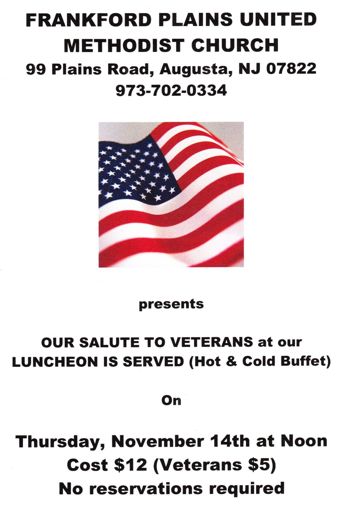 Salute To Veterans Luncheon