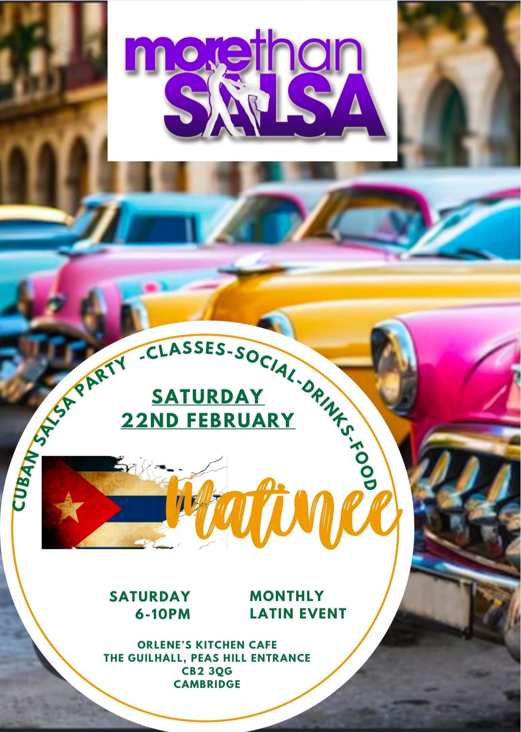 Morethansalsa Matinee February Latin Party