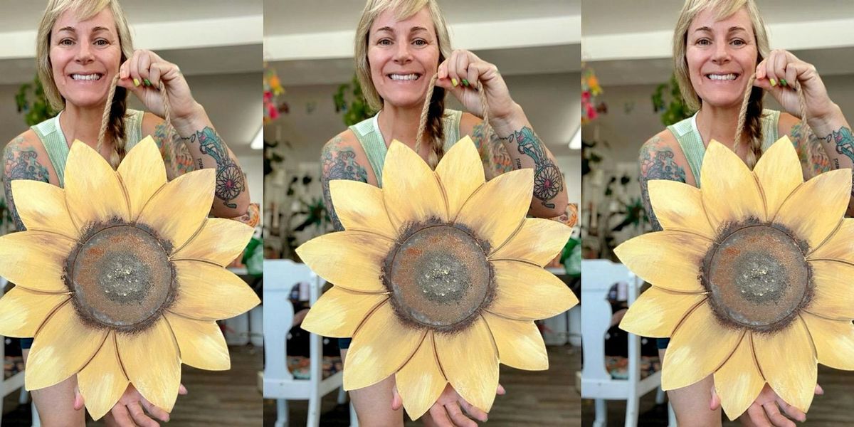 Sunflower: Glen Burnie, Bubba\u2019s 33 with Artist Katie Detrich!