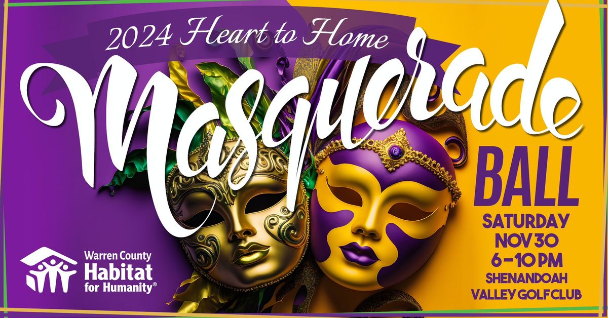 2024 Warren County Habitat for Humanity Heart to Home Masquerade Ball