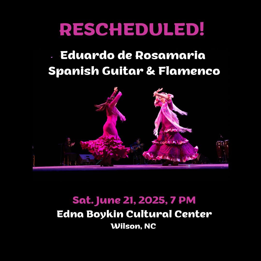 Eduardo, Spanish Classical & Flamenco Guitar, Edna Boykin Cultural Center, Wilson, NC