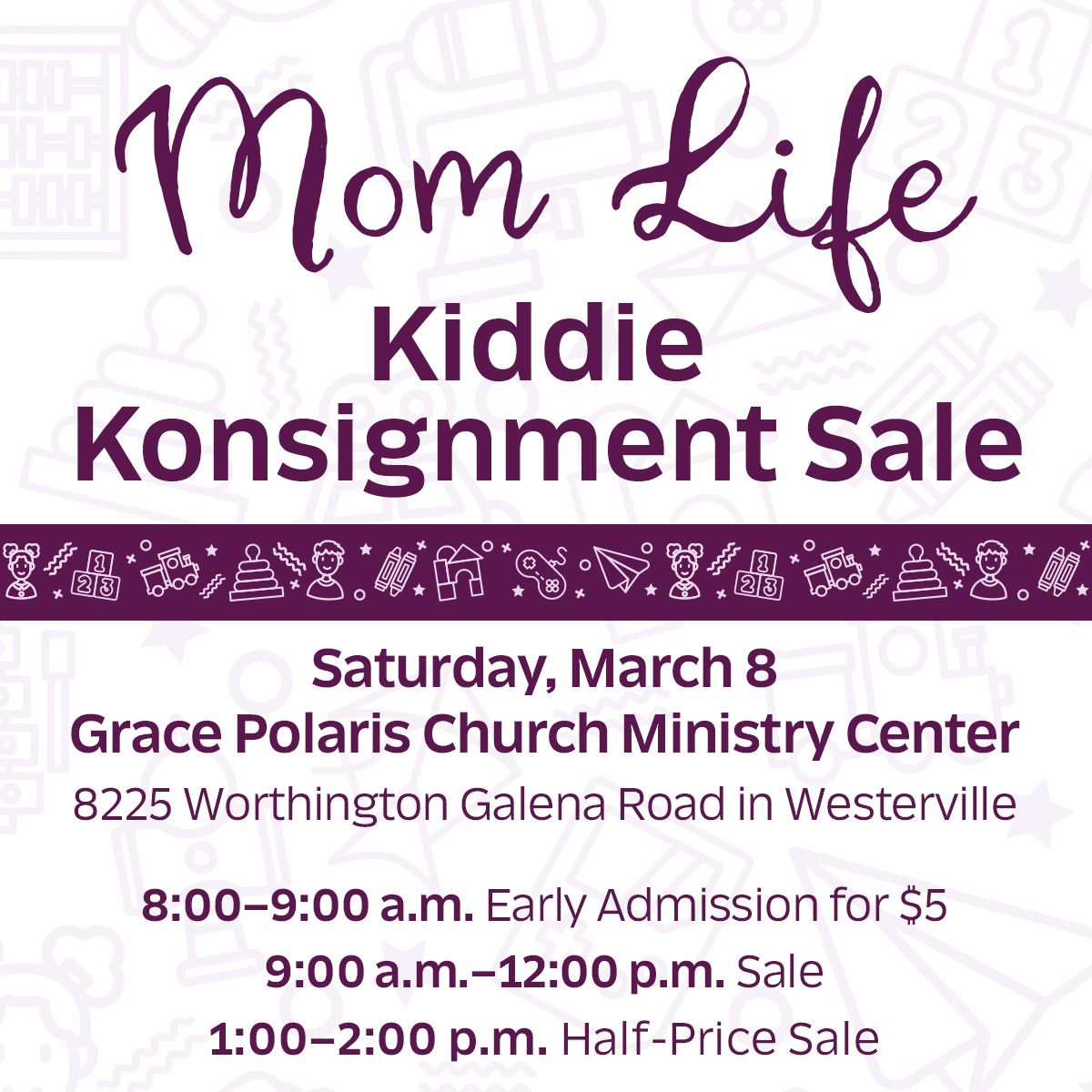 Mom Life 2025 Kiddie Konsignment Sale