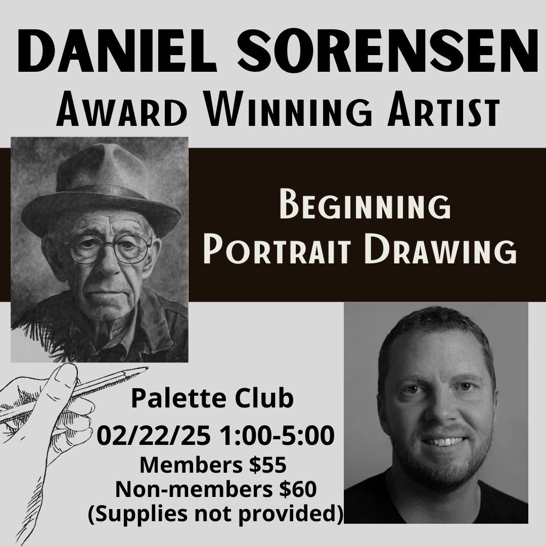 Beginning Portrait Drawing Workshop with Artist Daniel Sorensen