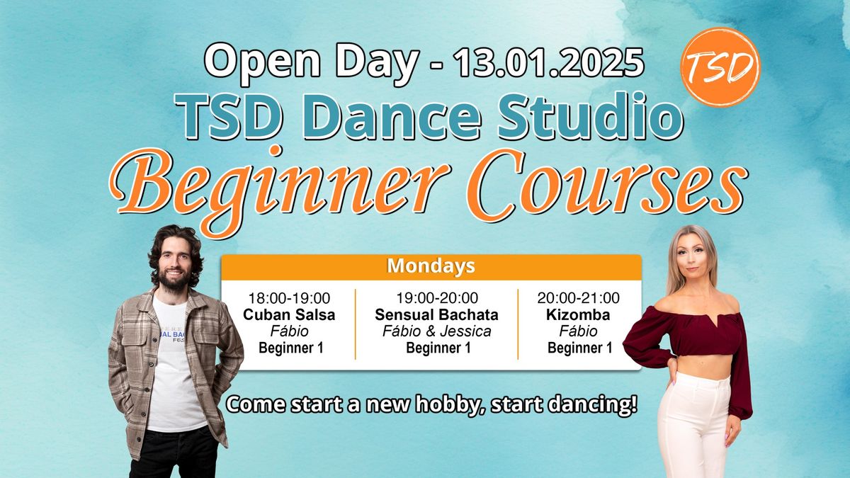 TSD Dance Studio - Beginner Courses - Open Day