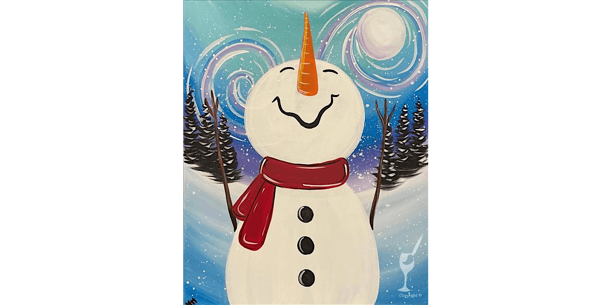 Magical Snowman - Paint and Sip in San Antonio | Classpop!\u2122