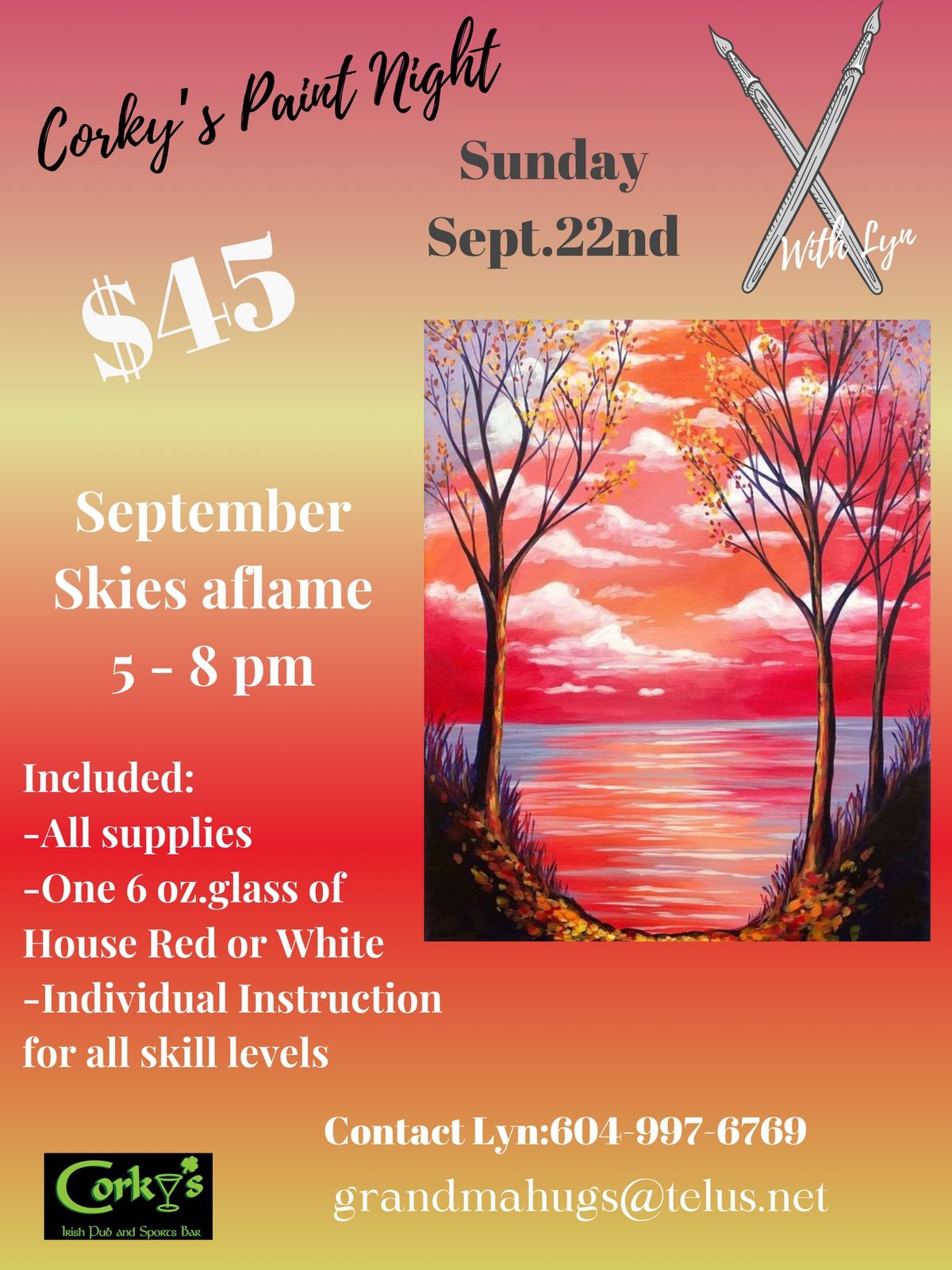 September Skies Aflame