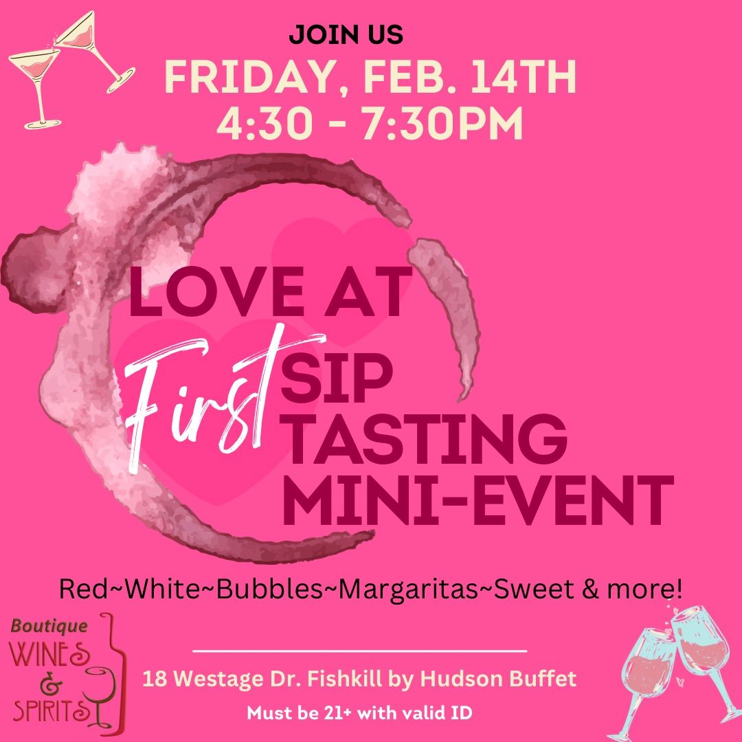 Love at First Sip: A Valentines Day Tasting