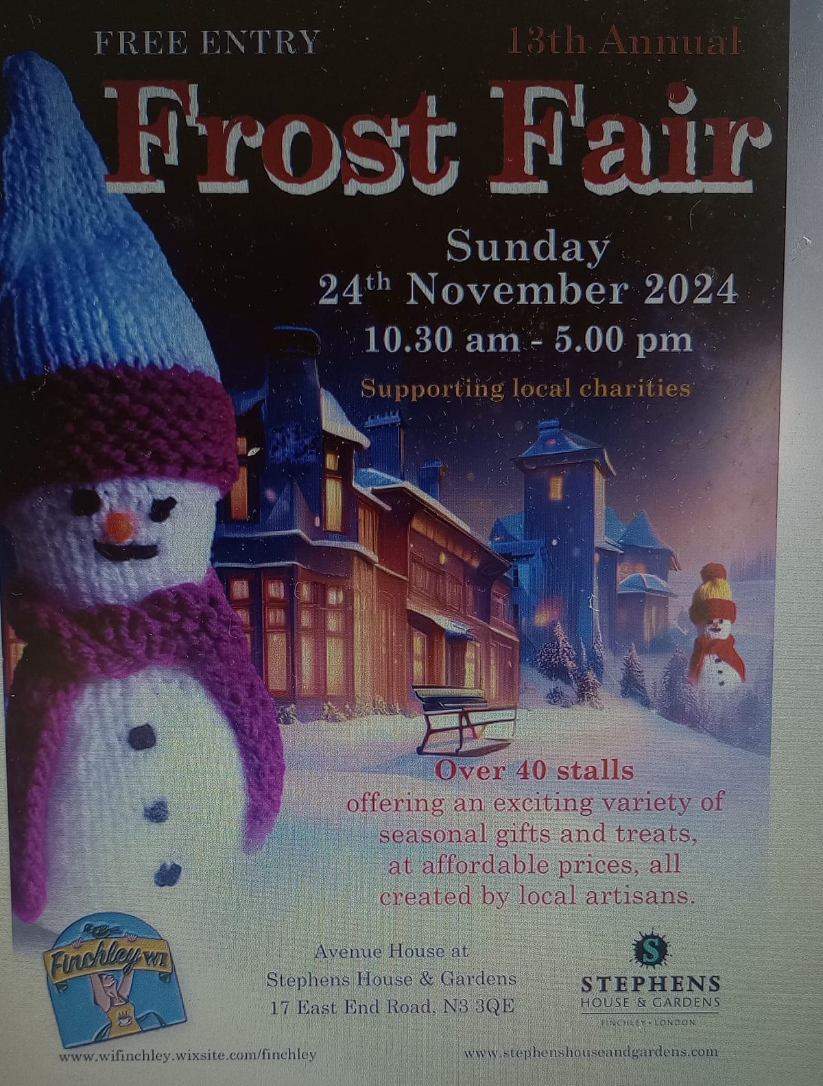 Finchley WI Frost Fair