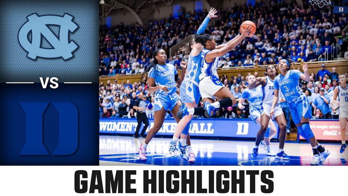 Duke Blue Devils Women's Basketball vs. North Carolina Tar Heels