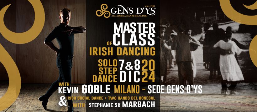 Milano - Masterclass danze irlandesi soliste, social dance e two-hands del Donegal