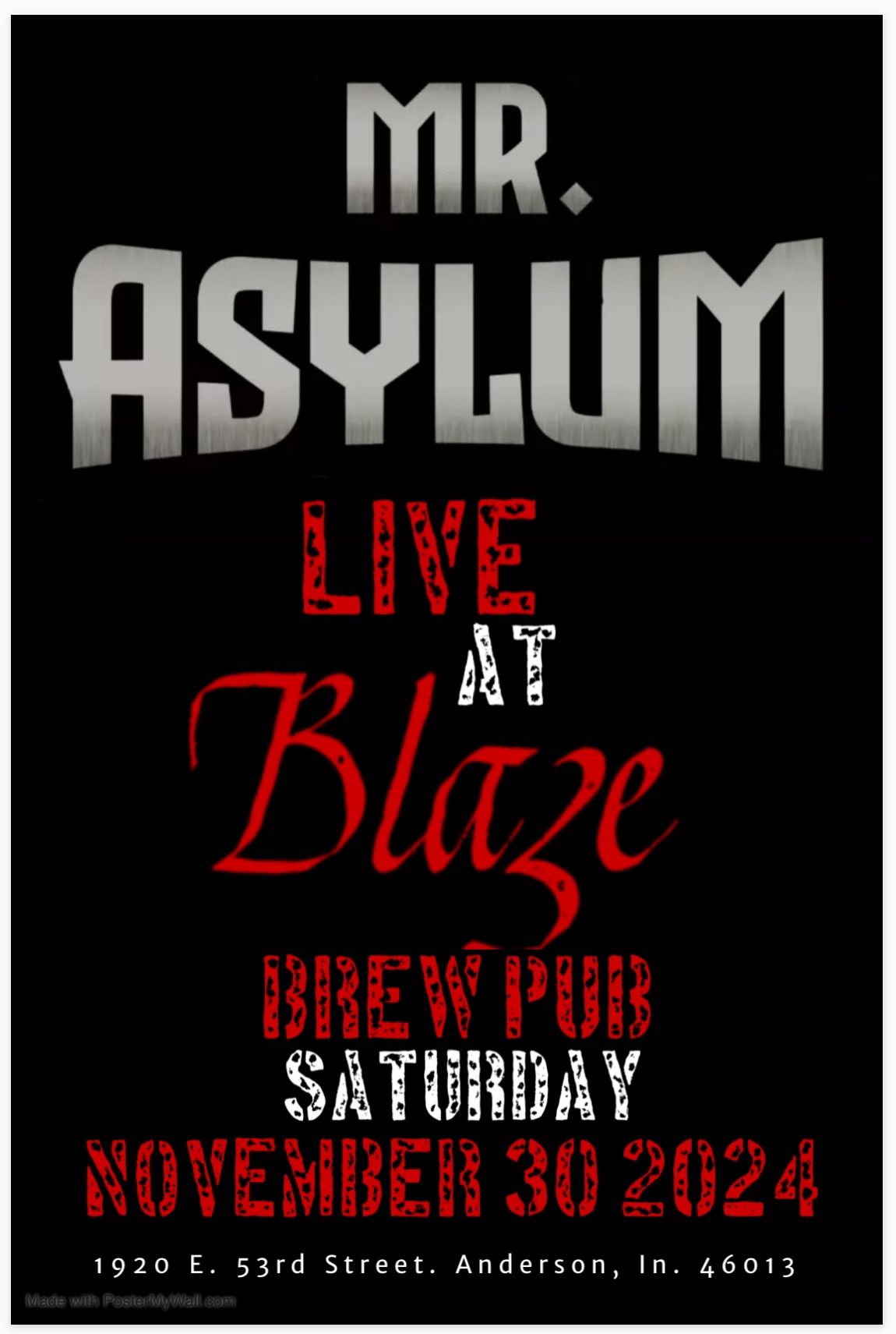 Mr. Asylum Returns to Blaze!!