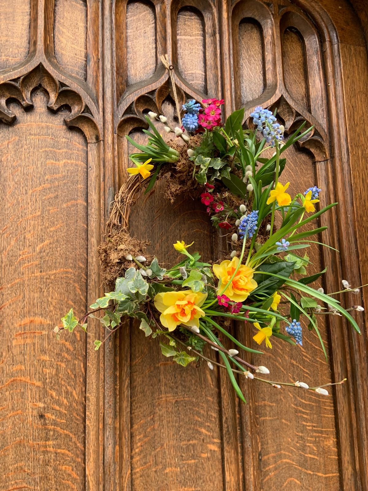 Living Spring wreath workshop