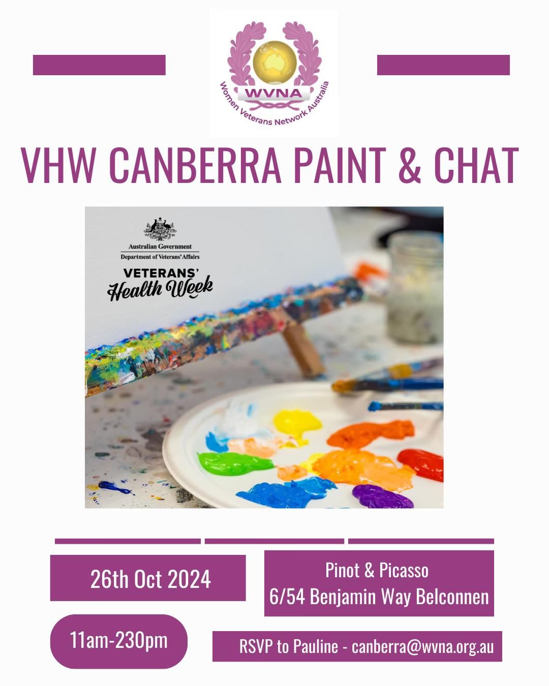 WVNA - Canberra VHW Paint & Chat