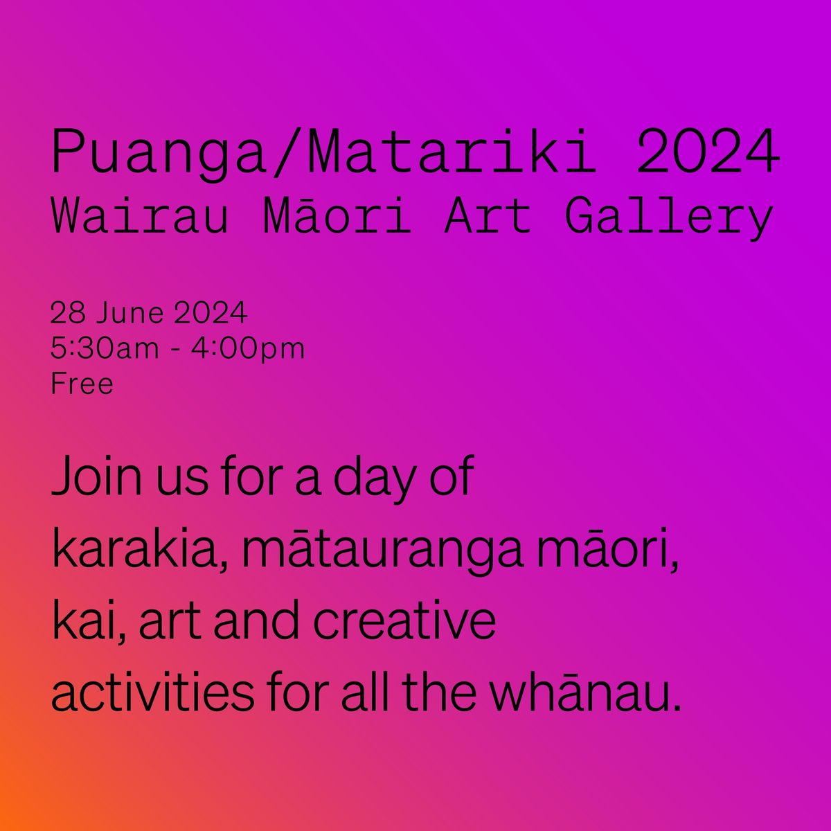 Puanga\/Matariki 2024