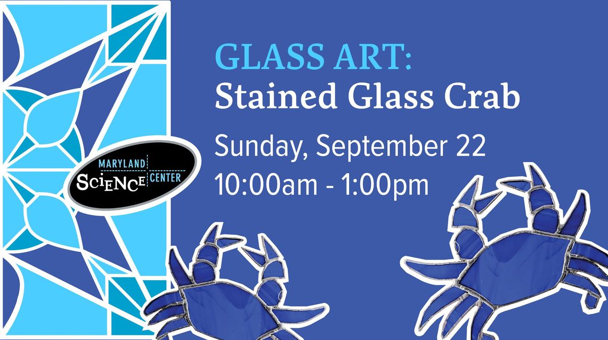 Glass Art: Stained Glass Crab