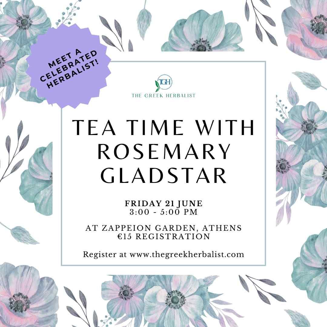 Tea Time with Rosemary Gladstar in Athens