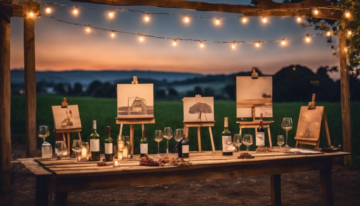 Wine & Paint Night on the Farm