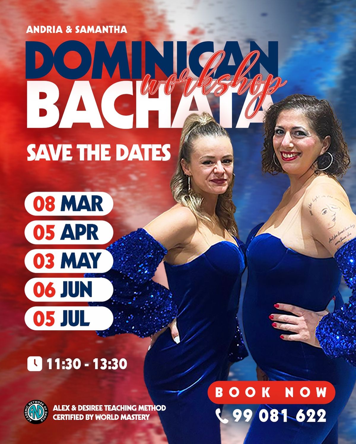 Dominican Bachata Workshop series with Andria & Samantha \ud83d\udc83\ud83d\udd7a