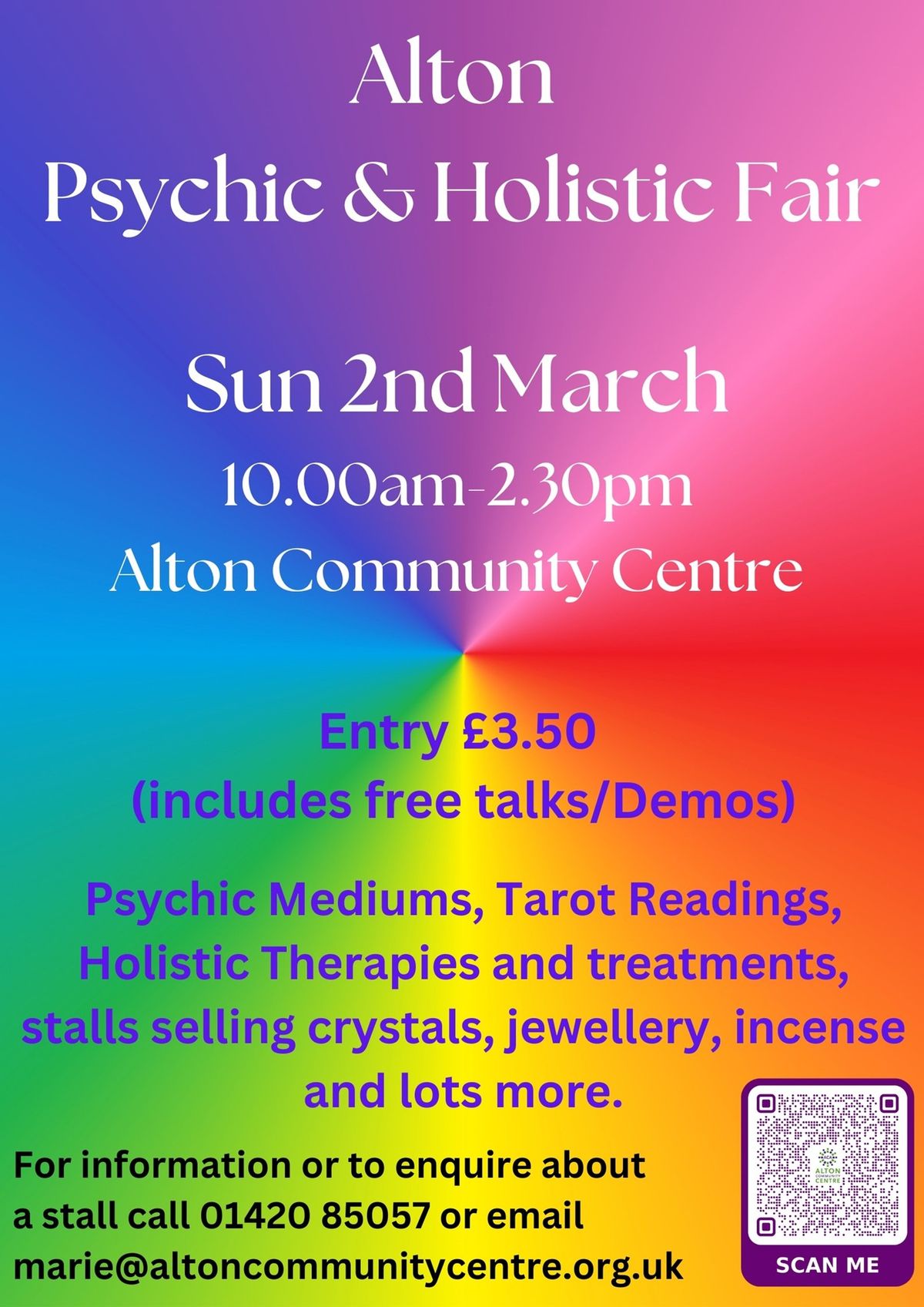 Psychic & Holistic Fair March 2025