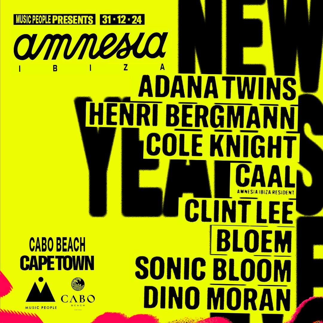 Amnesia Ibiza NYE - Cape Town