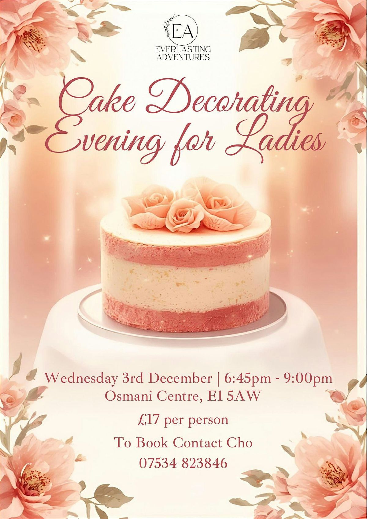 Ladies Bento Cake Decorating