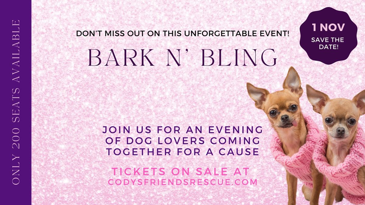 Bark & Bling Annual Fundraiser