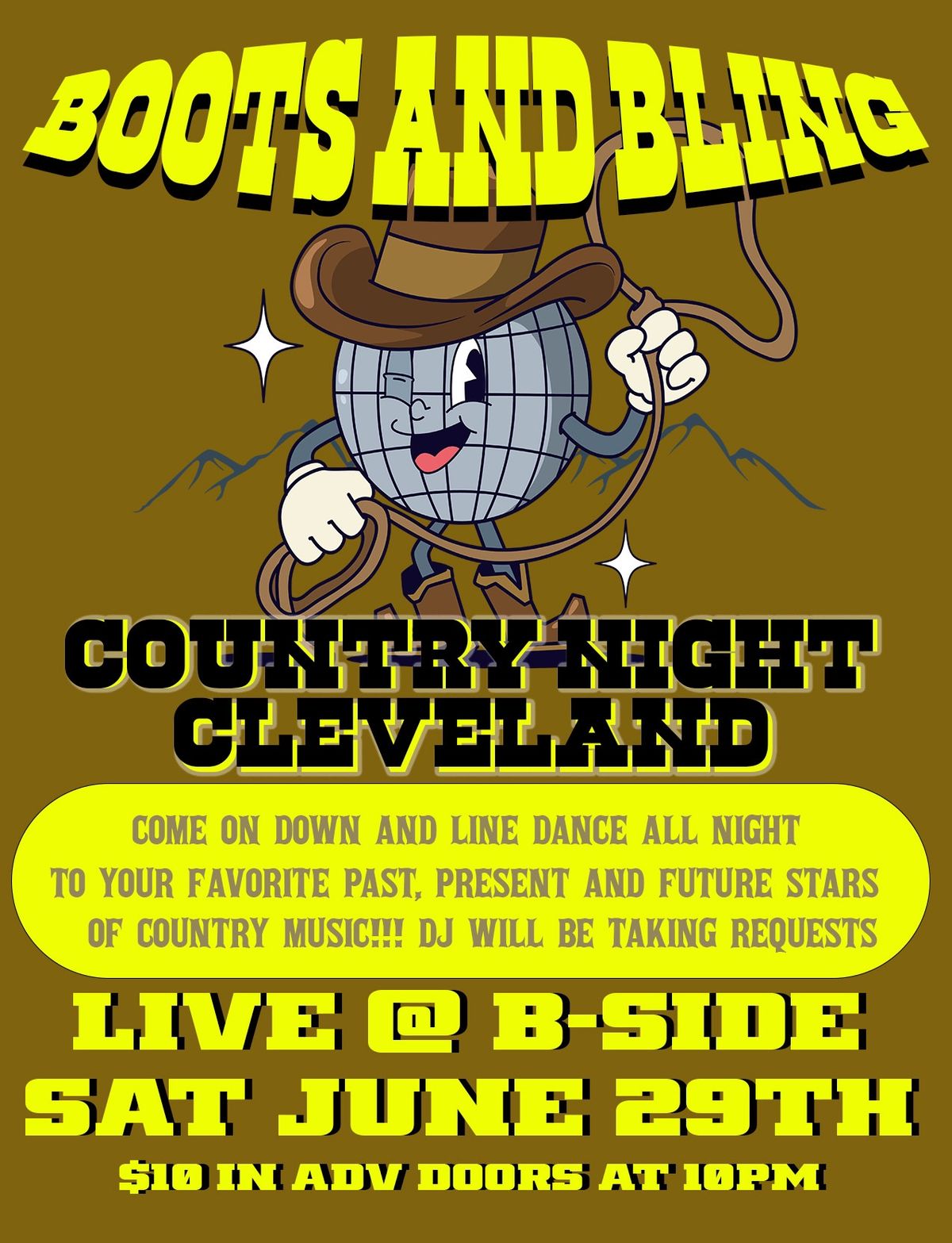 Boots & Bling Country Night Cleveland 