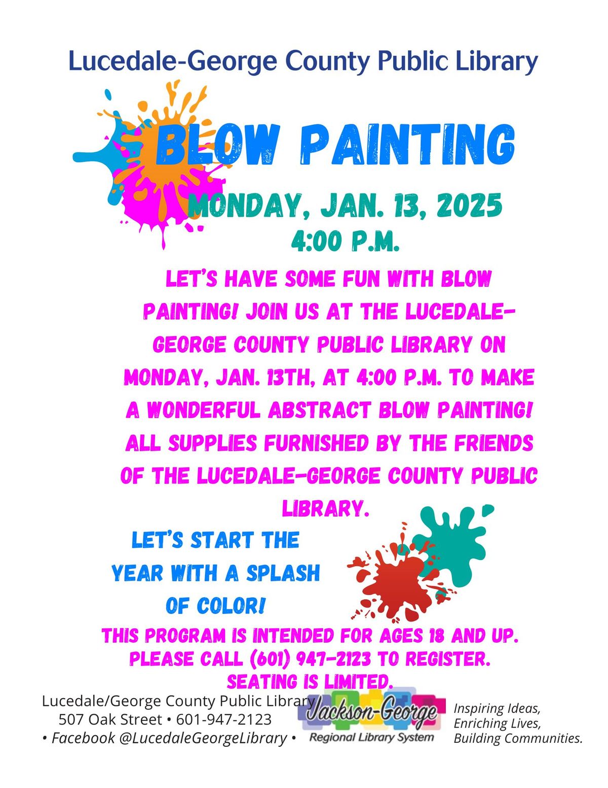 Let\u2019s have some fun with blow painting!