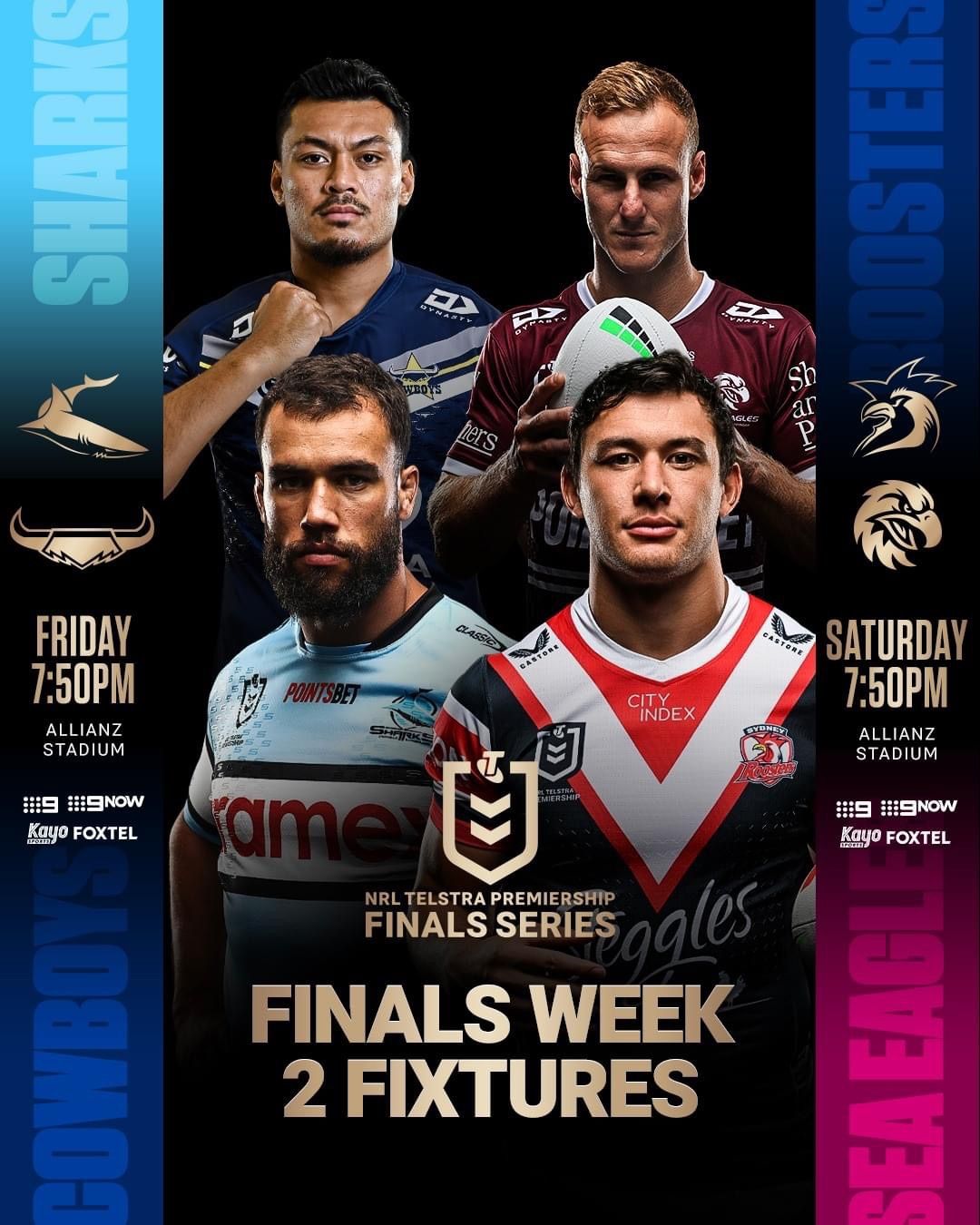 Phoenix Club - NRL Semi finals: Sharks vs Cowboys