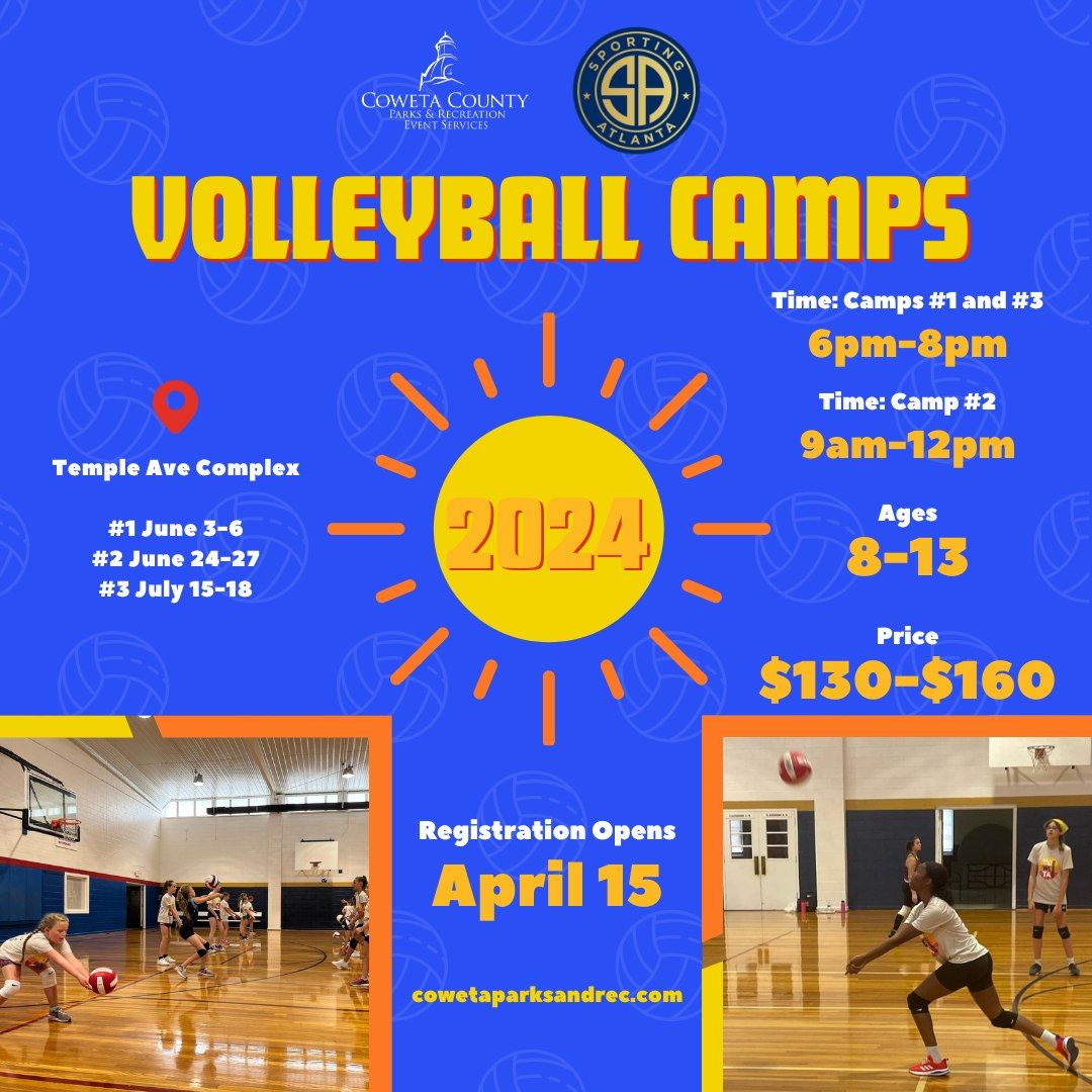 Volleyball Camp #3 (Ages 8-13)