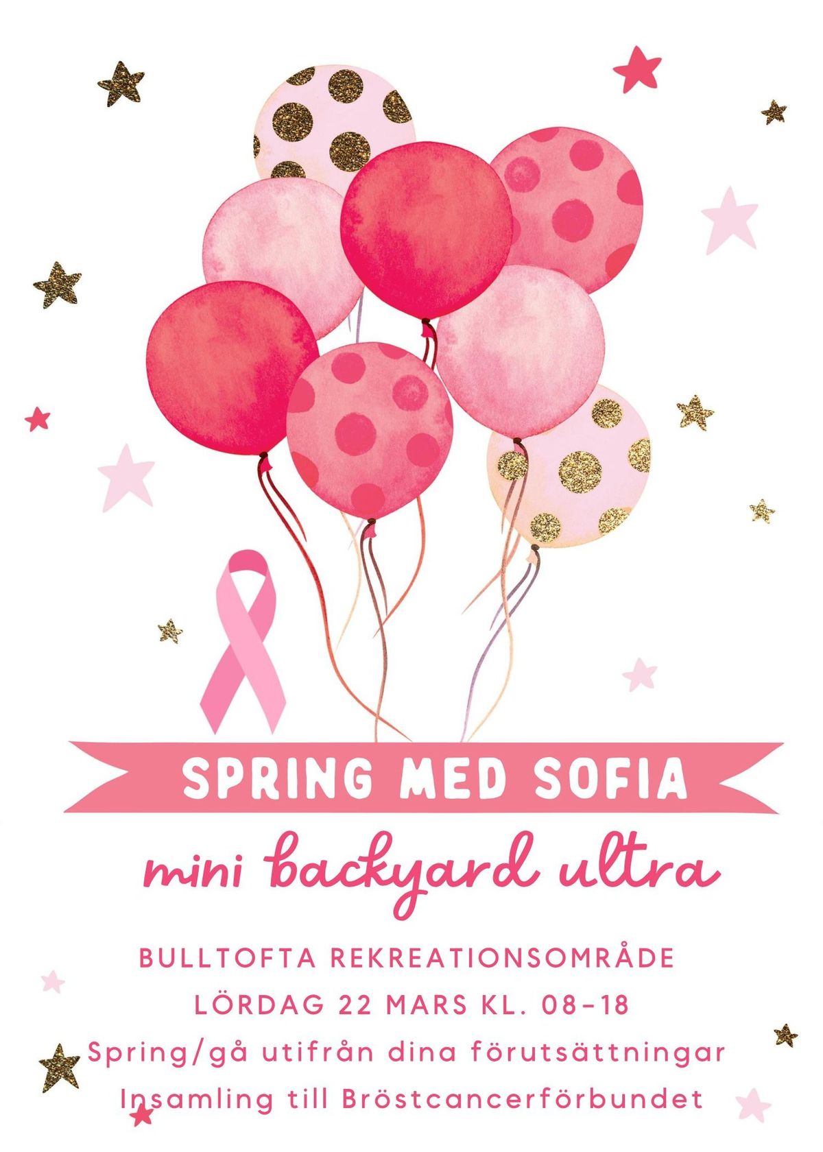 Spring med Sofia! Mini backyard ultra p\u00e5 Bulltofta 