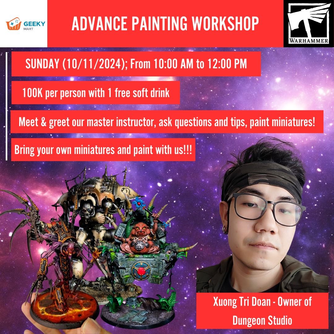 GeekyMart's Advance Painting Workshop