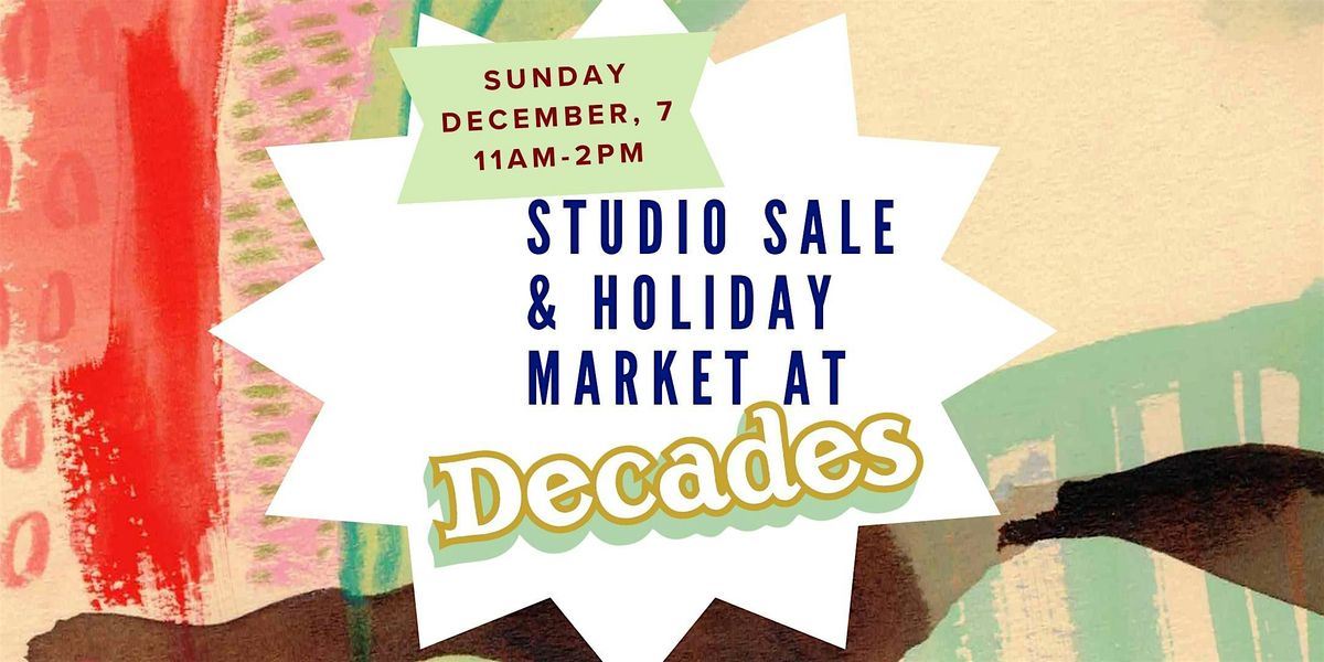 Studio Sale & Holiday Market