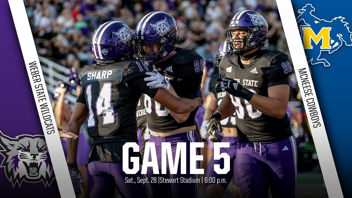 Weber State Wildcats at McNeese State Cowboys Football