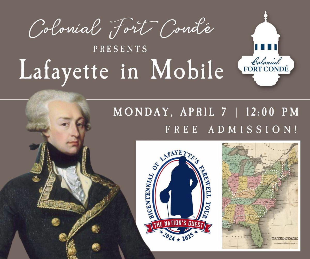 Lafayette in Mobile Reenactment