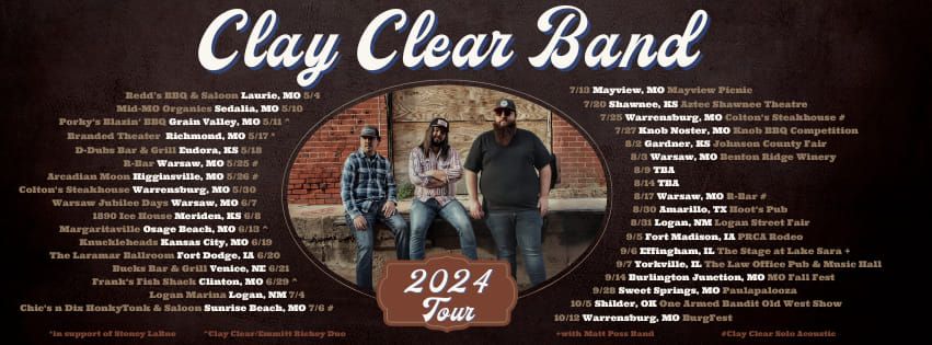 Clay Clear Band at Kick Start Saloon, Topeka, KS